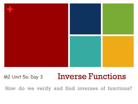How do we verify and find inverses of functions?