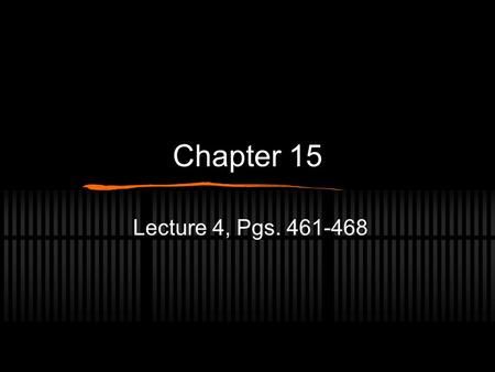 Chapter 15 Lecture 4, Pgs. 461-468. Lymphatic system Many additional substances, including fluid and protein molecules, that cannot enter or return through.