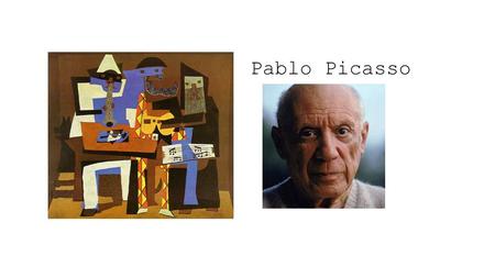 Pablo Picasso. Pablo Picasso, Age 9, ‘Le Picador’ Pablo Picasso, Age 15, ‘La Premiér Communion’ (The First Communion)