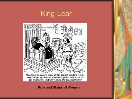 Role and Status of Women
