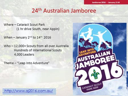 24th Australian Jamboree