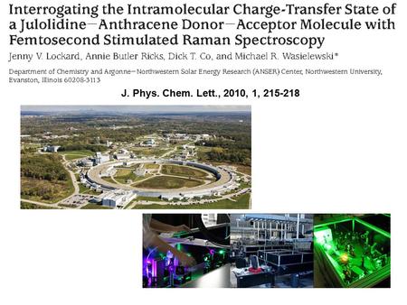 J. Phys. Chem. Lett., 2010, 1, 215-218. Introduction Electron transfer (ET) processes and charge transfer (CT) states are involved in photosynthesis utilized.