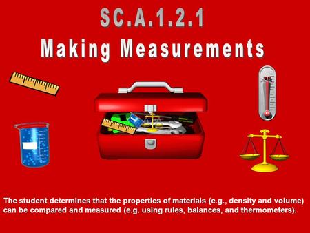 SC.A Making Measurements