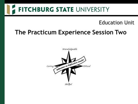Education Unit The Practicum Experience Session Two.