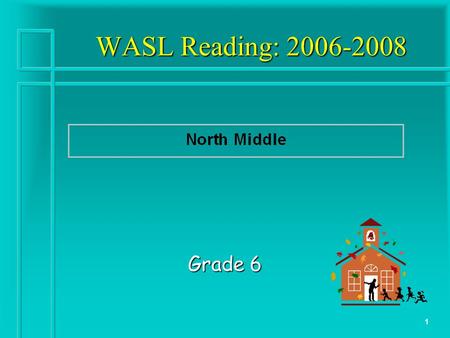 1 WASL Reading: 2006-2008 Grade 6. 2 WASL Reading: Where are we now? Questions to answer: How are we doing? How are we doing? Compared to district & state?