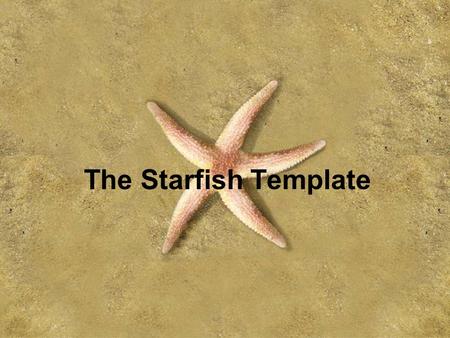 The Starfish Template.
