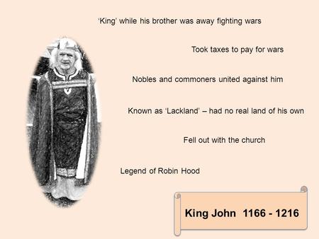 King John ‘King’ while his brother was away fighting wars