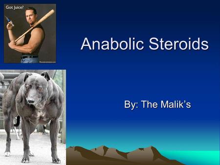 Anabolic Steroids By: The Malik’s.