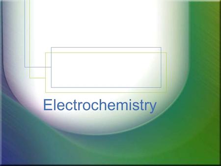 Electrochemistry.  involves oxidation reduction reactions that can be brought about by electricity or used to produce electricity  it is concerned with.