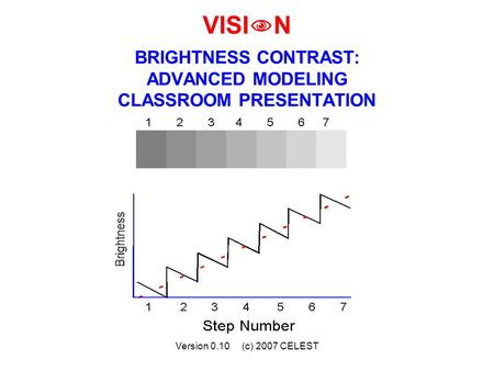 Version 0.10 (c) 2007 CELEST VISI  N BRIGHTNESS CONTRAST: ADVANCED MODELING CLASSROOM PRESENTATION.
