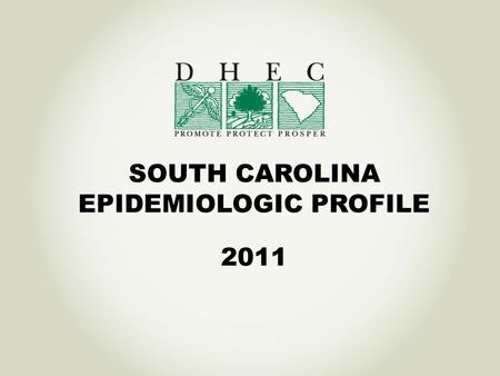 SOUTH CAROLINA EPIDEMIOLOGIC PROFILE 2011. What is the Epi Profile? The HIV/AIDS Epidemiologic Profile is a document that: Describes the HIV/AIDS epidemic.
