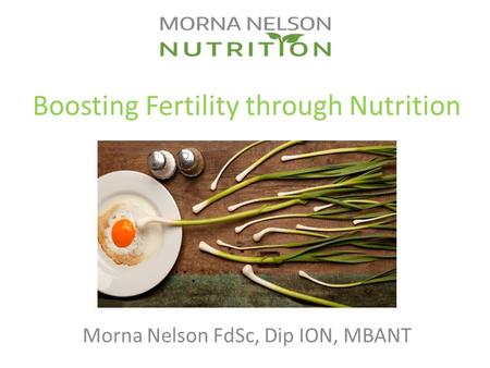 Boosting Fertility through Nutrition