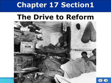 Chapter 25 Section 1 The Cold War Begins Section 1 The Drive for Reform Chapter 17 Section1 The Drive to Reform.