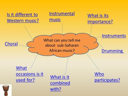 What can you tell me about sub-Saharan African music? What is its importance? Who participates? What is it combined with? What occasions is it used for?