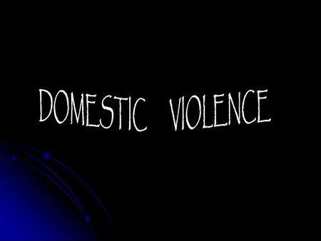 The first attested use of the expression domestic violence in a modern context, meaning spouse abuse, violence in the home was in 1977.