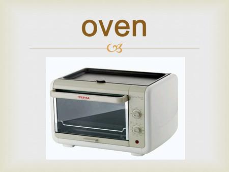  oven.  sink  soap  fridge  trash can  table.