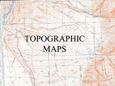 Topographic Maps TOPOGRAPHIC MAPS. Topographic map is a model, which attempts to show a 3-D world in a 2-D format.