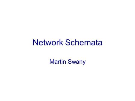 Network Schemata Martin Swany. Perspective UNIS – Uniform Network Information Schema –Unification of perfSONAR Lookup Service (LS) and Topology Service.