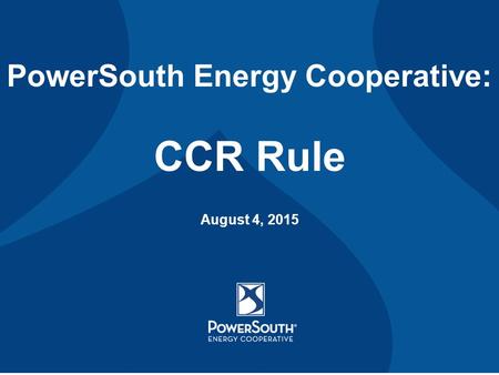 PowerSouth Energy Cooperative: