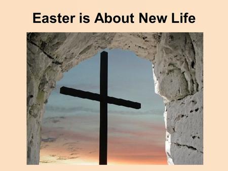 Easter is About New Life. Ted Koppel What is largely missing in American life today is a sense of context, of saying or doing anything that is intended.