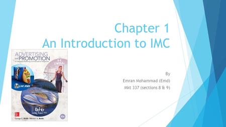 Chapter 1 An Introduction to IMC