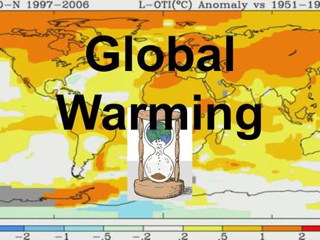 Global Warming What is global warmin g? Global warming is when the earth heats up (the temperature rises). It happens when greenhouse gases (carbon dioxide,