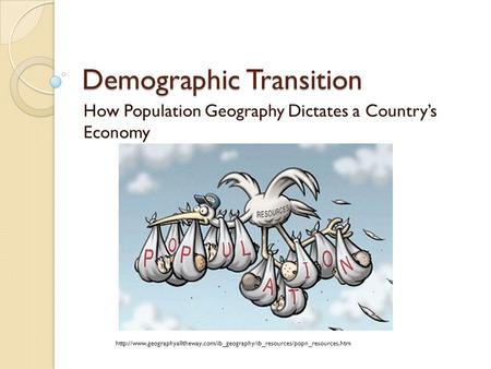 Demographic Transition How Population Geography Dictates a Country’s Economy