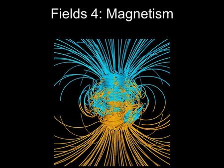Fields 4: Magnetism. N S What is Magnetism? Another force that exists around moving charged objects. e N S.