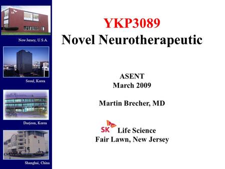 Novel Neurotherapeutic