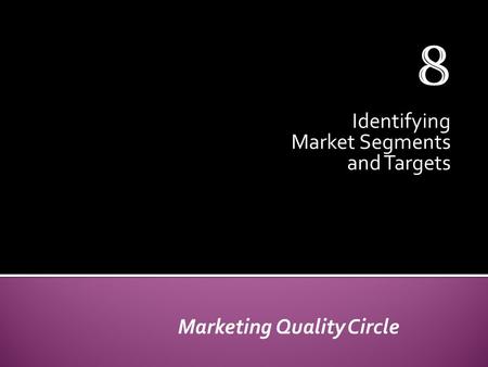 Marketing Quality Circle