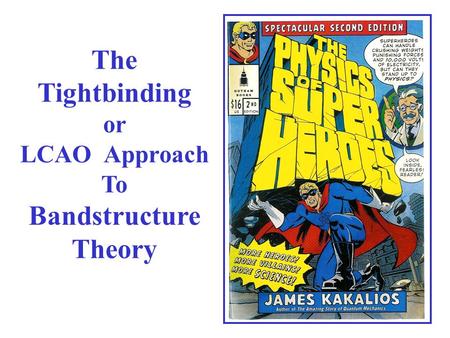 The Tightbinding Bandstructure Theory