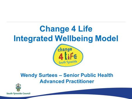 Change 4 Life Integrated Wellbeing Model