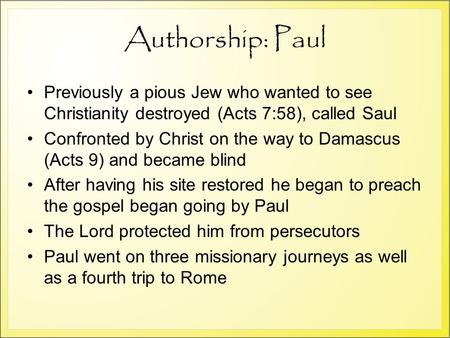 I Thessalonians - Introduction & 1:1-5