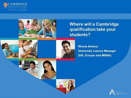 Where will a Cambridge qualification take your students?
