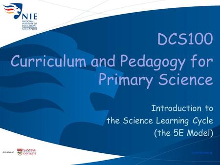 Curriculum and Pedagogy for Primary Science