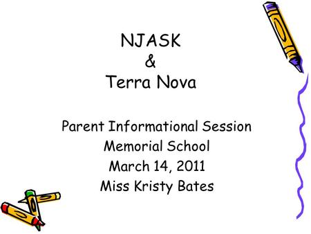 Parent Informational Session