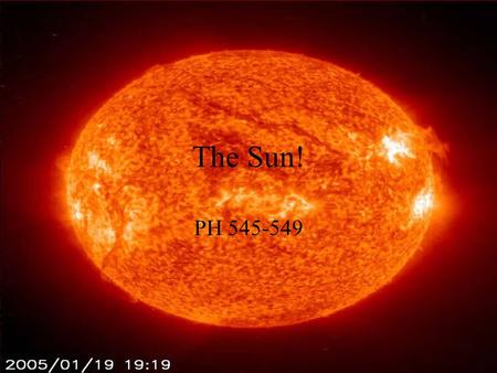 The Sun! PH 545-549. Previously, in physical science… You learned how gravity is a force that attracts all objects toward each other. Now, you will.