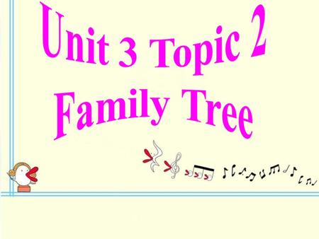 Unit 3 Topic 2 Family Tree.