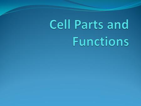 Cell Theory 1. All living things are made of cells. 2. Cells are produced from other cells. 3. Cells are the basic units of structure and function for.