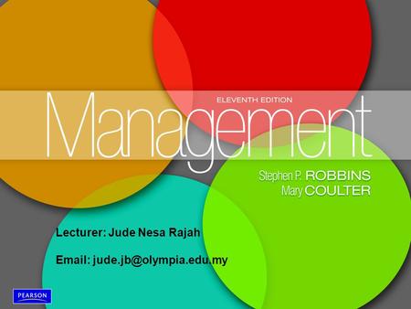 Lecturer: Jude Nesa Rajah