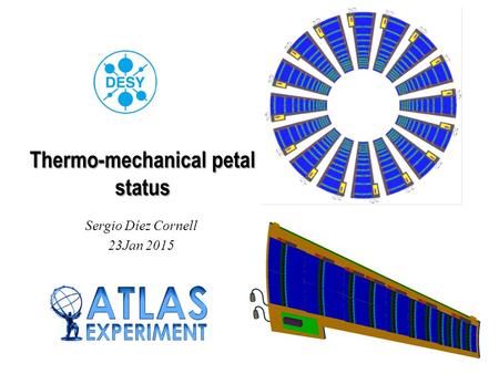 Thermo-mechanical petal status Sergio Díez Cornell 23Jan 2015.