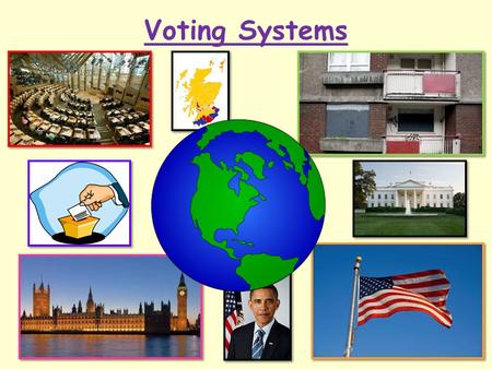 Voting Systems Today we will… Understand the voting system of the Scottish Parliament.