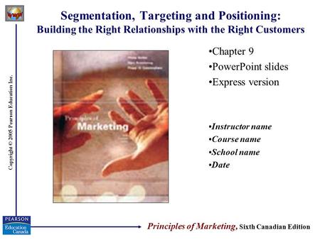 Chapter 9 PowerPoint slides Express version Instructor name