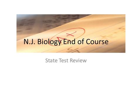 N.J. Biology End of Course State Test Review. Biology Started With: Macromolecules- the molecules of life! Lipids- fats, phospholipids of cell membranes-