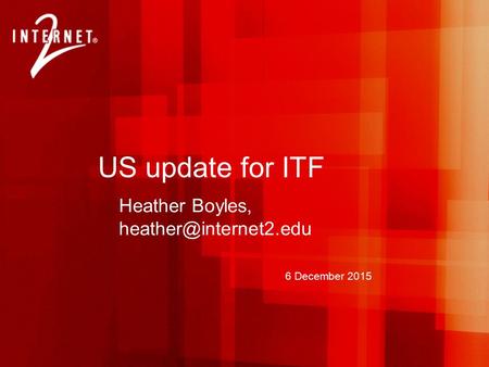 6 December 2015 US update for ITF Heather Boyles,