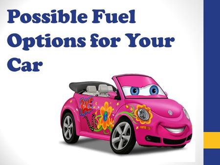 Possible Fuel Options for Your Car