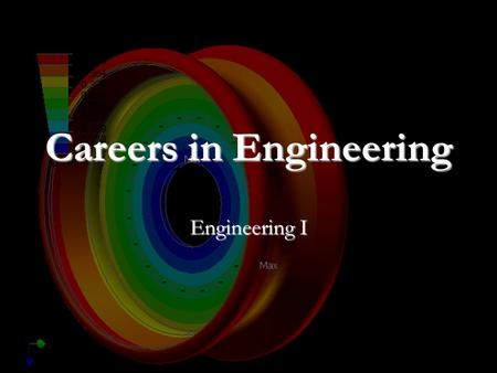 Careers in Engineering Engineering I. Careers in Engineering Engineering defined as: Engineering defined as: The profession which the knowledge of the.