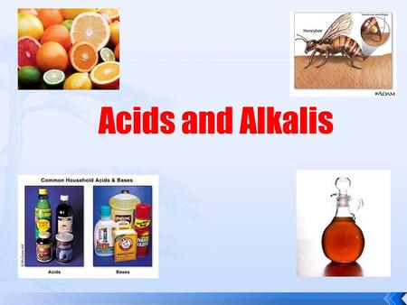 Acids and Alkalis. Solutions can be sorted by whether they are: acid, alkali or neutral. When a substance dissolves in water it makes a solution.