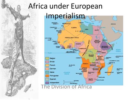Africa under European Imperialism The Division of Africa.