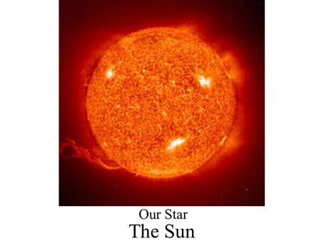 Our Star The Sun.